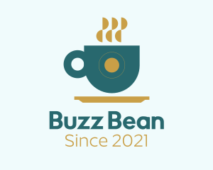 Modern Coffee Cup logo design