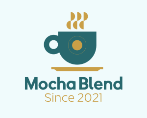 Modern Coffee Cup logo design