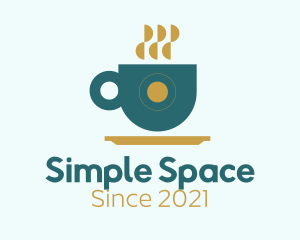 Modern Coffee Cup logo design