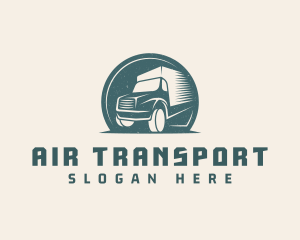 Logistics Delivery Truck logo design