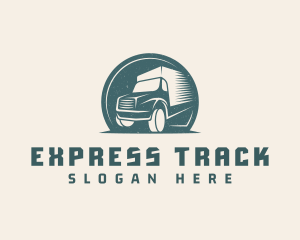 Logistics Delivery Truck logo design