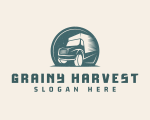 Logistics Delivery Truck logo design