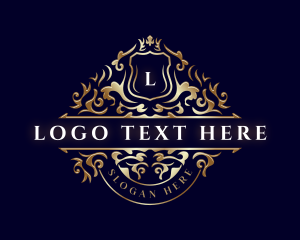 Luxury Shield Ornament Logo