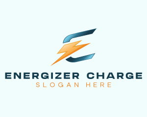 Energy Electric Letter E logo design