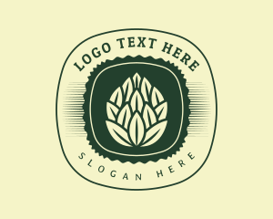 Hops Organic Leaf logo