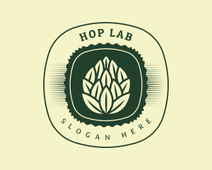 Hops Organic Leaf logo