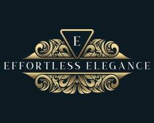 Luxury Wreath Ornament logo design