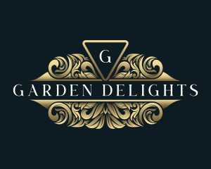 Luxury Wreath Ornament logo design