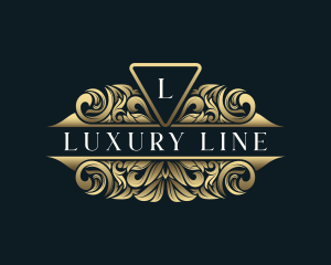 Luxury Wreath Ornament logo design