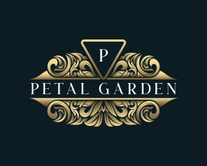 Luxury Wreath Ornament logo design