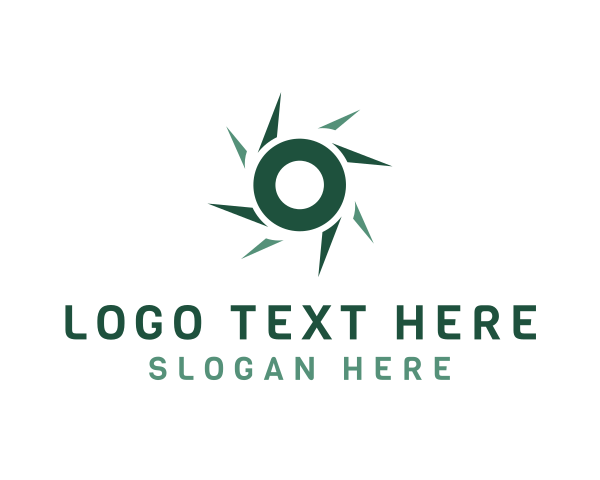 Letter O logo example 2