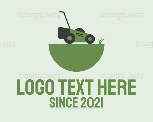 Garden Care Lawn Mower Logo