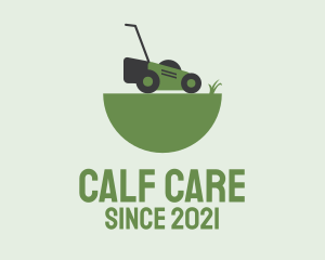 Garden Care Lawn Mower logo design