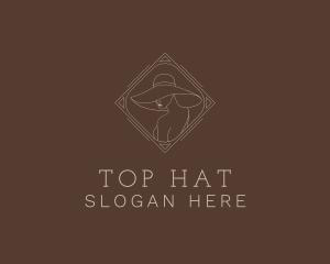 Fancy Woman Hat Style logo design