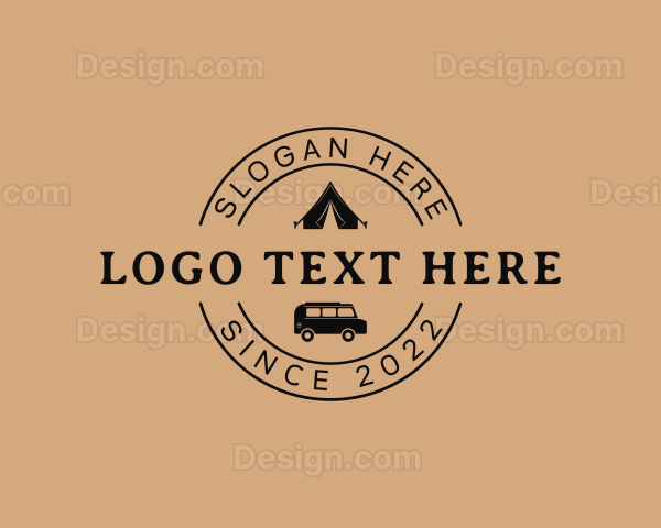 Outdoor Camping Adventure Logo