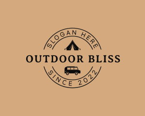 Outdoor Camping Adventure logo design