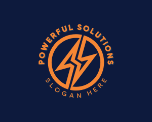 Electricity Energy Power logo design