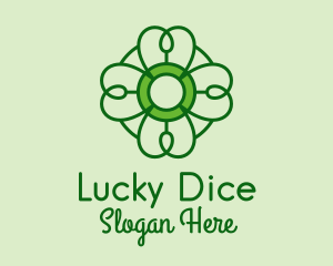 Irish Lucky Shamrock logo design