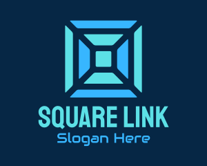 Blue Geometric Software Technology logo design