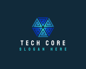 Hexagon Tech Digital logo design