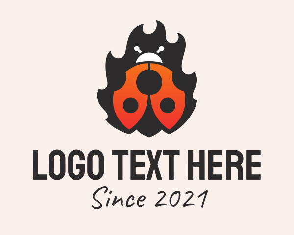 Ladybug logo example 4