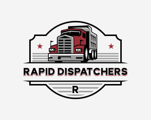 Cargo Dispatch Truck logo design