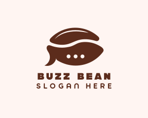 Coffee Bean Chat  logo design