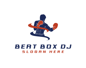 Boxing Athlete Gym logo design