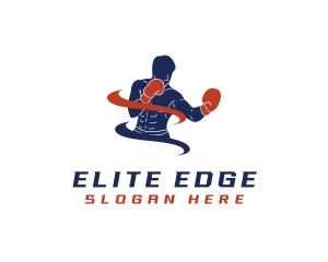 Boxing Athlete Gym logo design