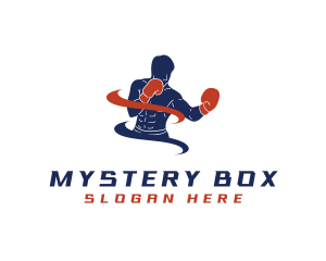 Boxing Athlete Gym logo design