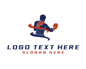 Strength - Boxing Athlete Gym logo design