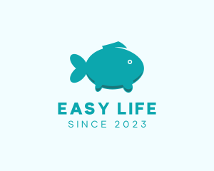 Cute Tuna Fish logo design