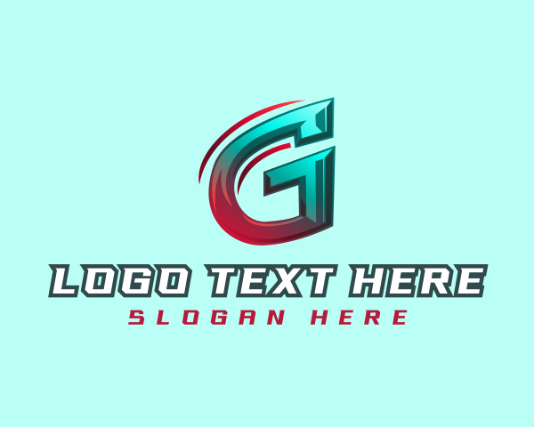 Videogames logo example 4