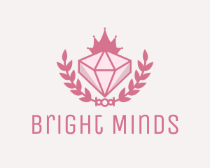 Pink Diamond Gemstone logo