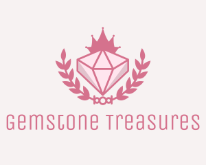 Pink Diamond Gemstone logo