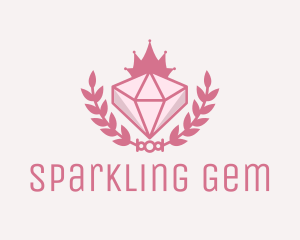 Pink Diamond Gemstone logo