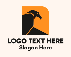 Vulture Bird Silhouette Logo