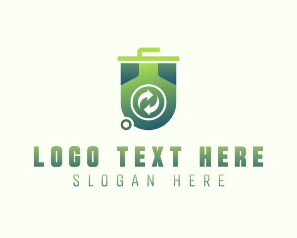 Trash Bin logo example 3