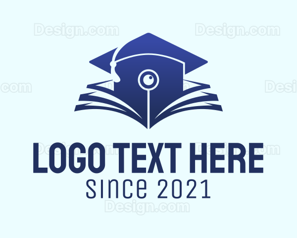 Online Graduation Cap Logo