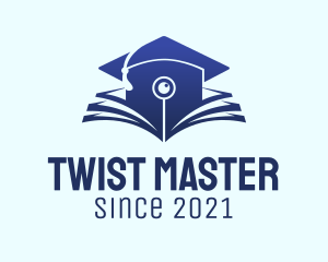 Online Graduation Cap logo design