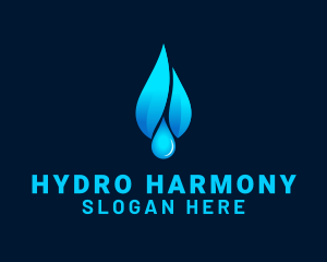 Purified Water Drop logo