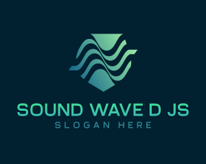 Technology Laboratory Waves logo design