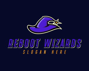 Wizard Hat Star logo design