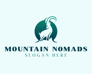 Wild Mountain Goat logo design