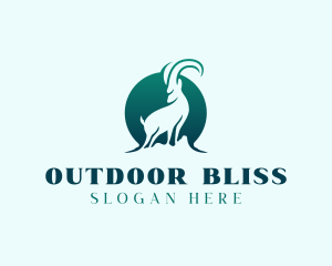 Wild Mountain Goat logo design