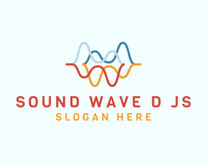 Colorful Water Wave logo design