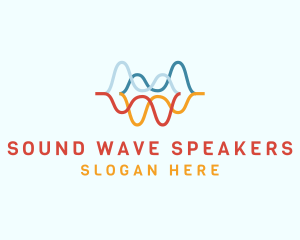 Colorful Water Wave logo design