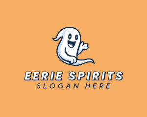 Halloween Ghost Spirit logo design