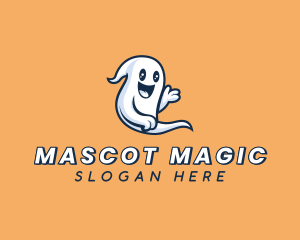 Halloween Ghost Spirit logo design