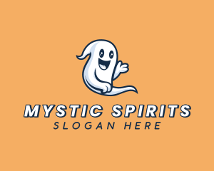 Halloween Ghost Spirit logo design